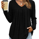 Karina | Classic Pleated Blouse