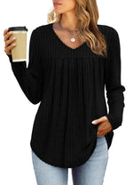 Karina | Classic Pleated Blouse