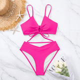 Two-Piece Bikini Set with Front Bow