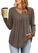Karina | Classic Pleated Blouse