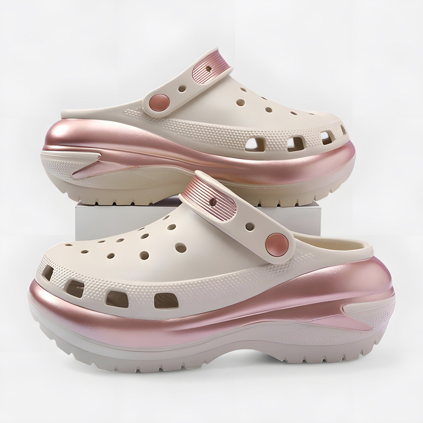 Alexa | Women's Comfortable Orthopaedic Clogs Khaki, photo studio