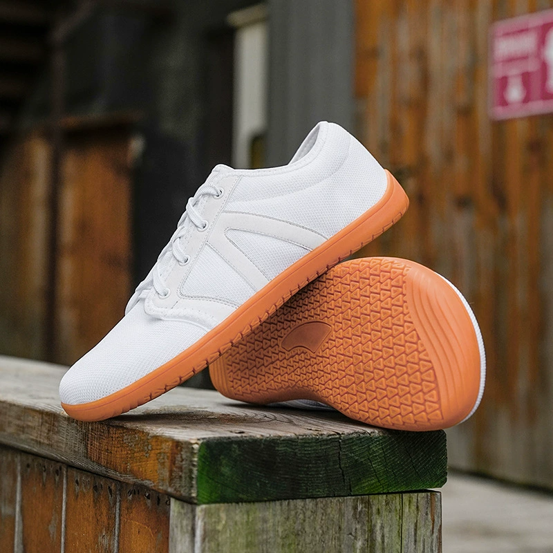 Echocore | Lightweight Laced Trainers with a Roomy Toe White 2, photo studio