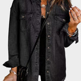 Classic Fringed Denim Jacket