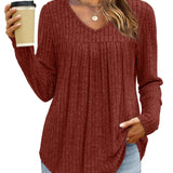 Karina | Classic Pleated Blouse