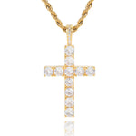 Realtin | Moissanite Cross Necklace