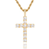 Realtin | Moissanite Cross Necklace