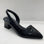 Dani | Orthopaedic Slingback Block Heels with a Pointed Toe