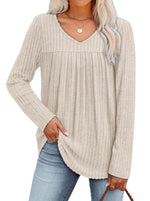 Karina | Classic Pleated Blouse
