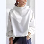 Black High-Neck Top