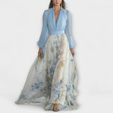 Harper | Shimmering Floral Maxi Dress