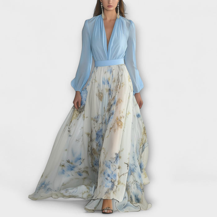 Harper | Shimmering Floral Maxi Dress