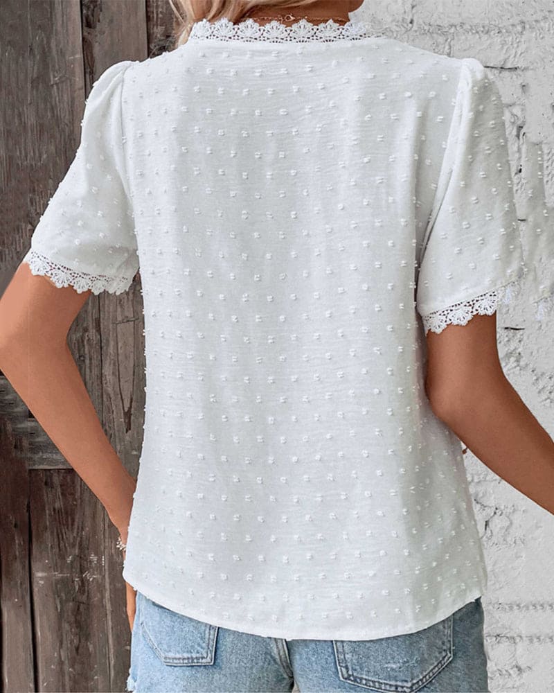 Chelsea | Elegant White Blouse
