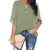 Evelina | Elegant Flowy Blouse