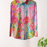 Rowena | Colourful Print Blouse