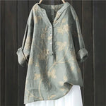 Susannah | Flowy Vintage Floral Blouse