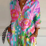 Rowena | Colourful Print Blouse