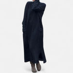 Clancy | Long Knit High-Neck Dress with Pockets