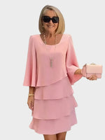Elise | Elegant Relaxed Dress with Ruffles