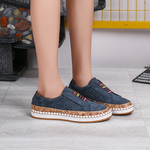 Yara | Perforated Slip-On Walking Sneakers