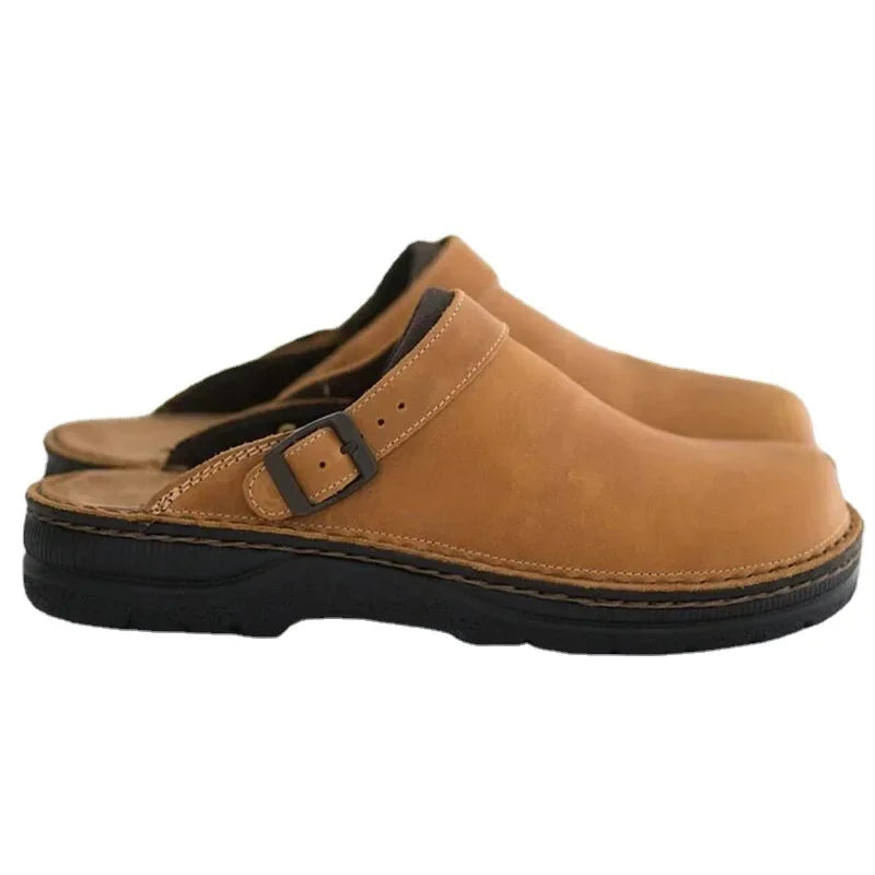 Skyler Stylish Casual Slip-On Brown, photo studio