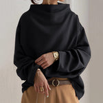 Black High-Neck Top