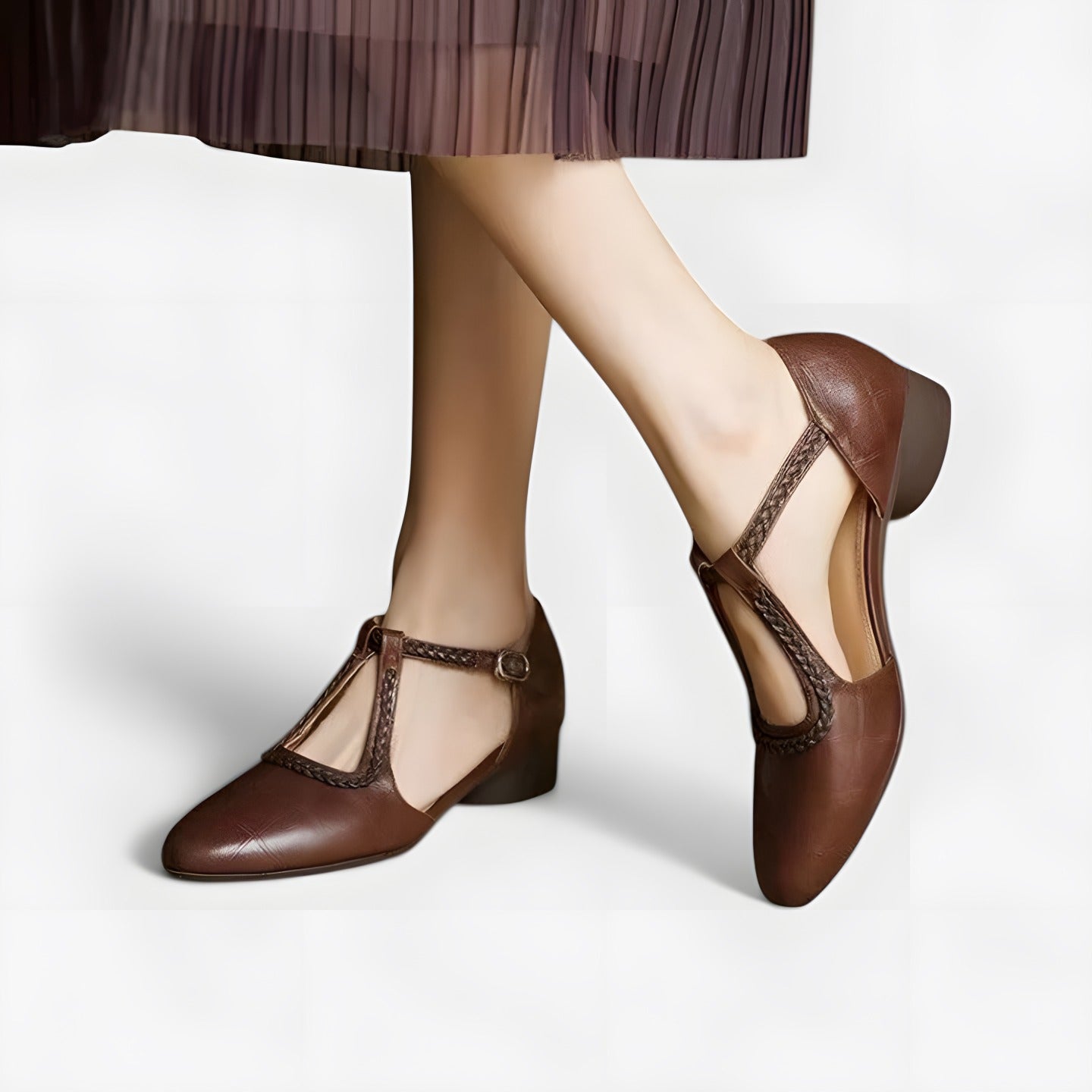 Sadie | Women's Comfortable Orthopaedic Sandals Brown, photo studio