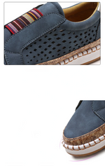Yara | Perforated Slip-On Walking Sneakers