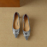 Glitter Jewel Pumps
