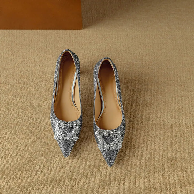 Glitter Jewel Pumps