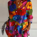 Rowena | Colourful Print Blouse