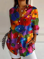 Rowena | Colourful Print Blouse