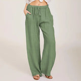 Rowyn | Drawstring Trousers with Wide Side Pockets
