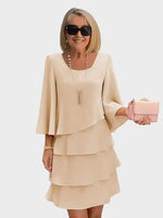 Elise | Elegant Relaxed Dress with Ruffles