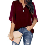 Evelina | Elegant Flowy Blouse
