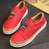 Yara | Perforated Slip-On Walking Sneakers