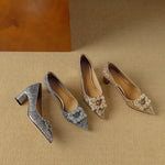 Glitter Jewel Pumps