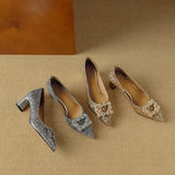 Glitter Jewel Pumps