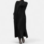 Clancy | Long Knit High-Neck Dress with Pockets