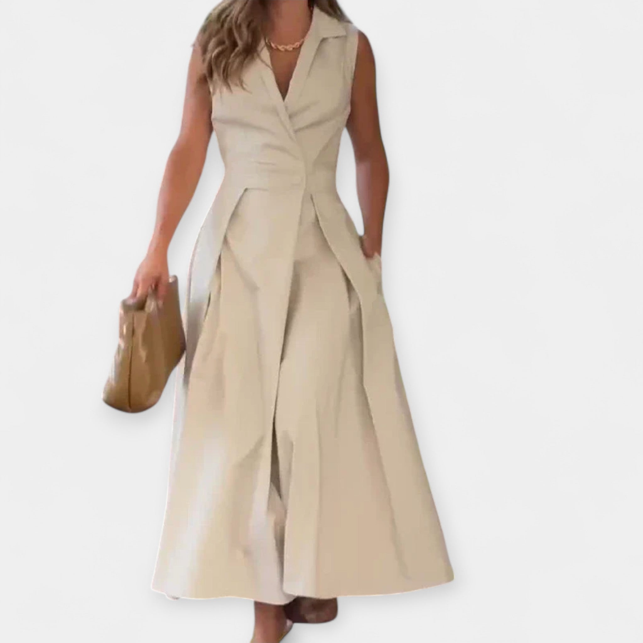 Collared Midi Dress