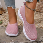 Estella | Diamond-Knit Slip-On Shoes with Arch Support