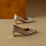 Glitter Jewel Pumps