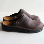 Skyler | Backless Clogs with an Adjustable Buckle Strap