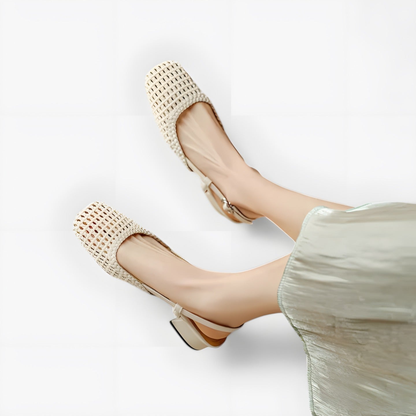 Camilla | Women's Chic Open-Toe Sandals White, photo studio