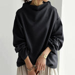 Black High-Neck Top
