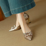 Glitter Jewel Pumps