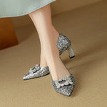 Glitter Jewel Pumps