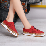 Yara | Perforated Slip-On Walking Sneakers