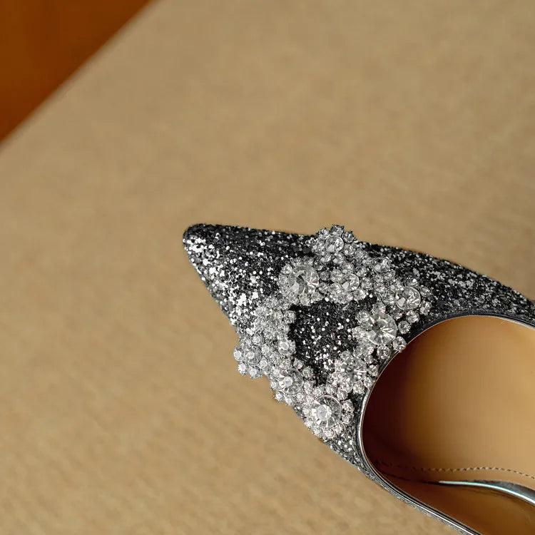 Glitter Jewel Pumps