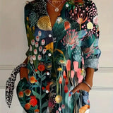 Rowena | Colourful Print Blouse