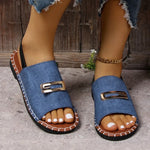 Mia | Slingback Sandals with a Buckle Detail